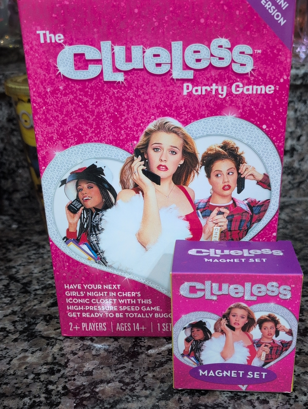Clueless Party Game + Magnet Set -bundke -  New In Box